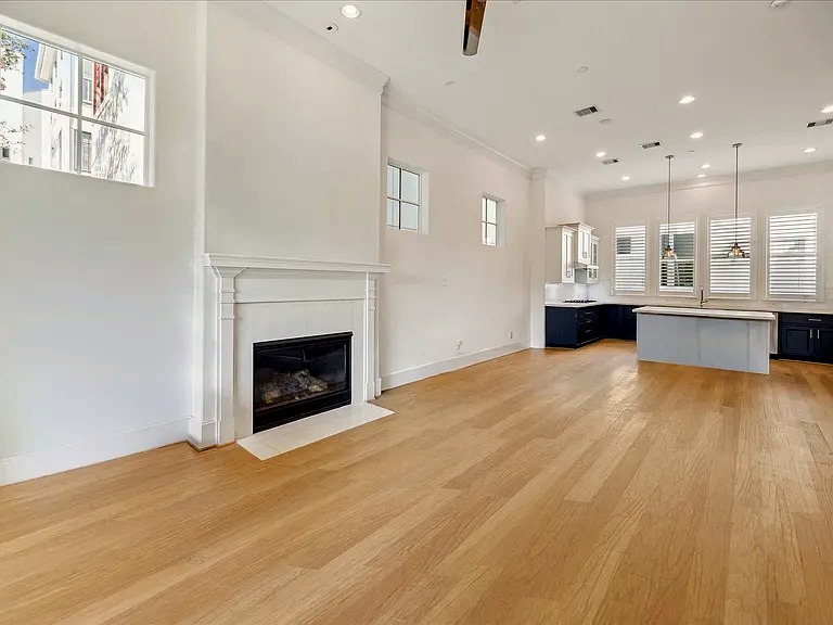 Living room – fireplace